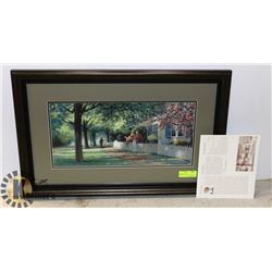 PAPERBOY BY PAUL LANDRY-W/DOCUMENTATION 29X19