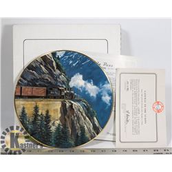 RAIL "WHITE PASS" PLATE 22KT ONLY 15,000 MADE
