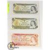 Image 1 : SHEET OF COLLECTIBLE CANADIAN BILLS - 2X -