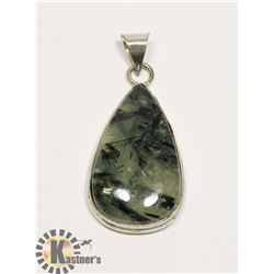 #222-PREHNITE PENDANT