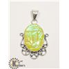 Image 1 : #190-AUSTRALIAN TRIPLE OPAL PENDANT