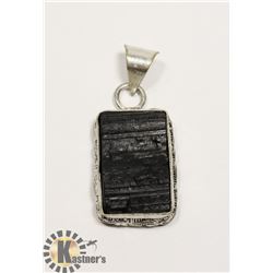 #194-BLACK TOURMALINE PENDANT
