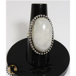 #218-MOONSTONE RING SIZE 6.5