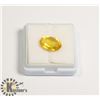 Image 1 : #46-LEMON YELLOW CIRTINE GEMSTONE 3.5CT