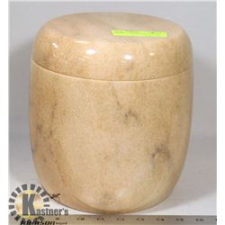 NEW LARGE SOLID MARBLE LIDDED URN