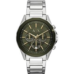 NEW ARMANI EXCHANGE CLASSIC GREEN BEZEL MSRP $299