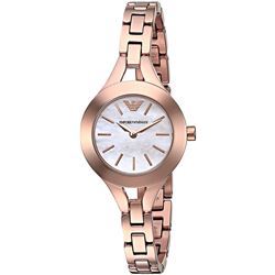 NEW EMPORIO ARMANI ROSE GOLD TONE 28MM MSRP$395