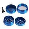 Image 3 : BLUE HERBS, TOBACCO AND SPICE GRINDER ZINC ALLOY