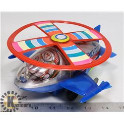 VINTAGE WINDUP SPACE AIRPLANE