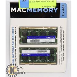 TWIN PACK 8GB MAC MEMORY 2X4 GB.