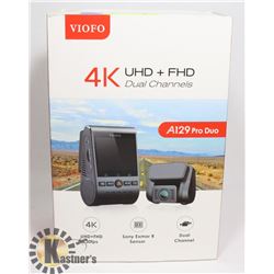 VIOFO 4K UHD + FHD CHANNELS DASHCAM UNUSED