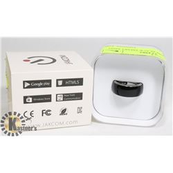 NEW JAKCOM BLACK SMART RING SZ #7