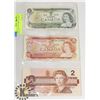 Image 1 : SHEET OF COLLECTIBLE CANADIAN BILLS - 1X -