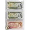 Image 1 : SHEET OF COLLECTIBLE CANADIAN BILLS - 2X -