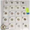 Image 1 : SET OF 20 CDN DIMES PRE 1967