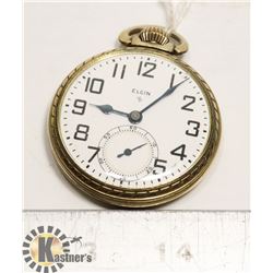 ANTIQUE WORKING ELGIN 10K ROLLED GOLD 15 JEWEL