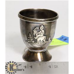 83% SILVER ANTIQUE DANISH CUP