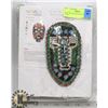 Image 1 : HAND BEADED HUICHOL PEYOTE MASK
