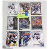 Image 1 : SHEET OF OILERS CARDS, INCLUDES GRETZKY, KURRI