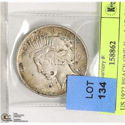 US 1922 PEACE ONE DOLLAR COIN