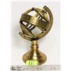 Image 1 : UNIQUE BRASS GLOBE WITH HOROSCOPE ZODIAC CHART