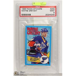 PSA 9 WAYNE GRETZKY GRADED CARD OILERS HOF