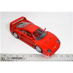 FERRARI F40 1/18 SCALE DIECAST CAR MADE IN ITALY