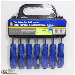 NEW 7PC METRIC HEX NUTDRIVER SET