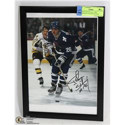 PETER STASTNY IN QUEBEC NORDIQUES UNIFORM SIGNED