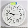 Image 1 : SEIKO QUARTZ WALL CLOCK- WHITE