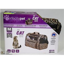 NEW PERFECTLY PET CAT TOTE FOR MEDIUM SIZED CATS