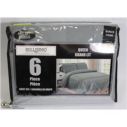 NEW 6PC QUEEN SIZE SHEET SET