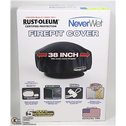 NEW RUST-OLEUM 38" ROUND FIRE PIT COVER