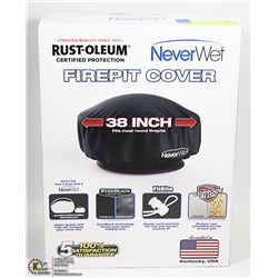 NEW RUST-OLEUM 38" ROUND FIRE PIT COVER