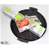 Image 1 : NEW PIZZA CUTTING & SERVING TRAY W/ A NEW SILICONE