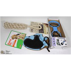 LOT OF ALL NEW DOG TOYS & ACCESSORIES