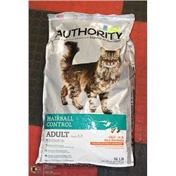 AUTHORITY CAT FOOD CHICKEN + RICE 16LBS