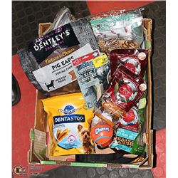 CASE OF ASSORTED DOG TREATS PURINA ONE