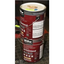 2 GAL OF BEHR WOOD STAIN AND SEALER