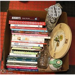 BOX OF COOKBOOKS INCLUDING COMPANY'S