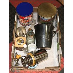 LARGE FLAT OF COLLECTIBLES & VINTAGE