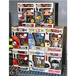 8 ASSORTED FUNKO POPS