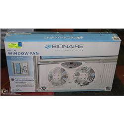 BIONAIRE DIGITAL PROGRAMMABLE WINDOW FAN