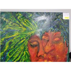 LGE ORIG SIGNED PAINTING 40" X 30"