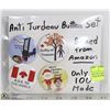 Image 1 : SET OF 4 ANTI TRUDEAU COLLECTORS BUTTONS BANNED