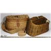 Image 1 : WICKER FISHING CREELS