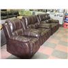 Image 1 : NEW3 PIECE MUNICH BROWN LEATHERETTE RECLINING