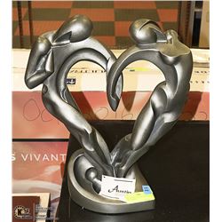 AUSTIN METALLIC SCULPTURE- 1989 "SOULMATES"-