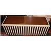 Image 1 : UNUSUAL HANDCRAFTED CHEST/WINDOW SEAT 49"WIDE