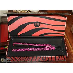 NEW PYT PINK ZEBRA PRINT HAIR STRAIGHTNER